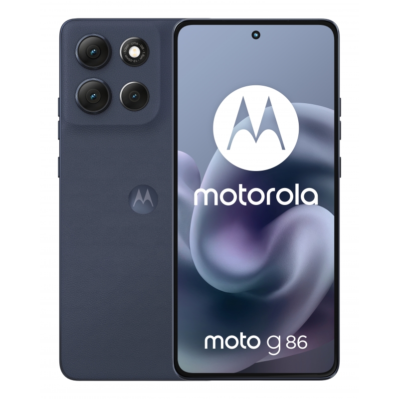 Motorola moto g86 5G 16,9 cm (6.67") Dual-SIM Android 15 USB Typ-C 8 GB 256 GB 5200 mAh Dunkelblau