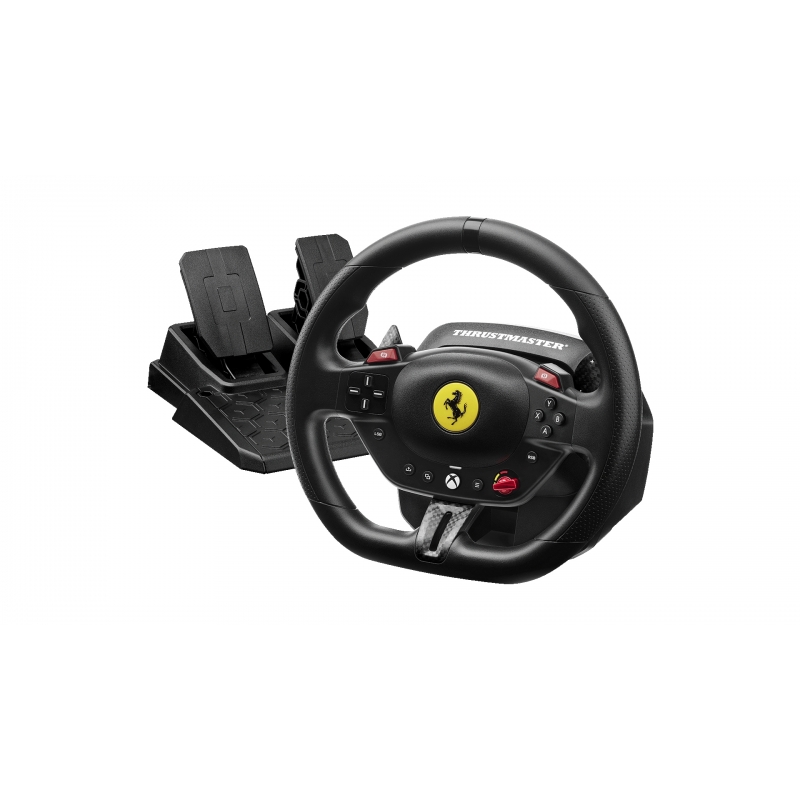 Thrustmaster T98 Ferrari 296 GTS Noir USB Volant + pédales Analogique Numérique PC, Xbox One, Xbox Series S, Xbox Series X