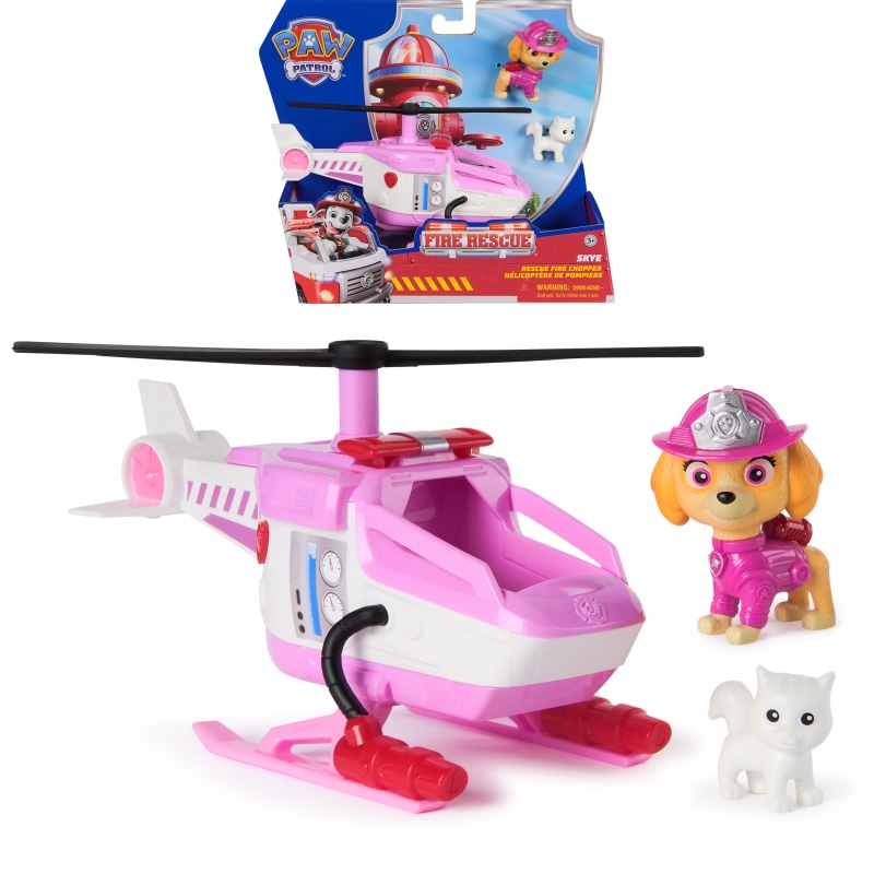 PAW Patrol VÉHICULE + FIGURINE FIRE RESCUE STELLA La Pat' Patrouille