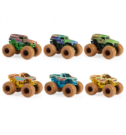 Monster Jam , Mystery Mudders, Monster Truck die-cast ufficiale, cambia con l'acqua, in scala 1 64 (i modelli variano)