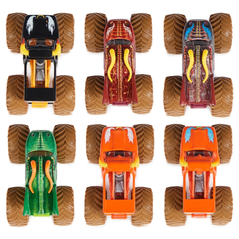 Monster Jam - Coche Monster Truck Misterio Bajo el Barro, Escala 1 64 - 6065345 - Coches para Niños - Camiones de Juguete -