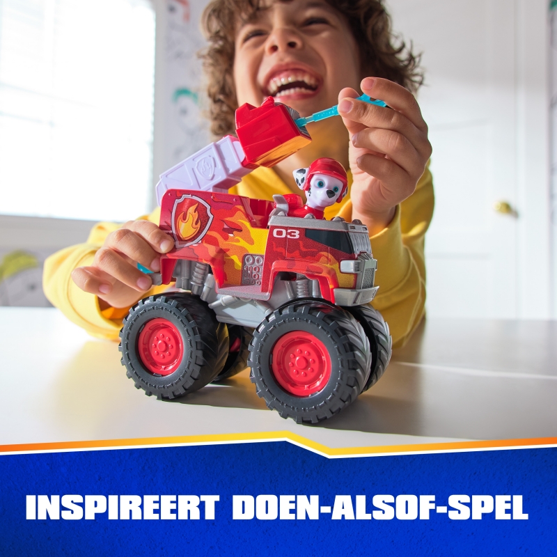 Pack Camión De Salvamento Search & Rescue De Marshall – Patrulla Canina Con Figura Y Gatito, Juguete Para Niños De 3 Años