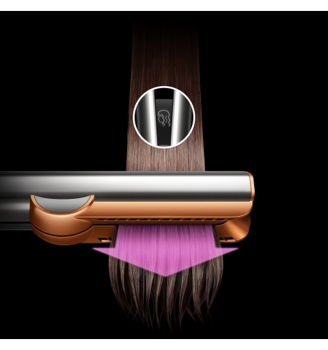 Dyson Airstrait Straightening iron Steam Pink, Rose gold 1600 W 1.98 m