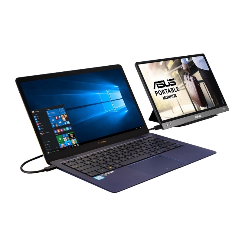 ASUS MB14AC Computerbildschirm 35,6 cm (14") 1920 x 1080 Pixel Full HD Grau