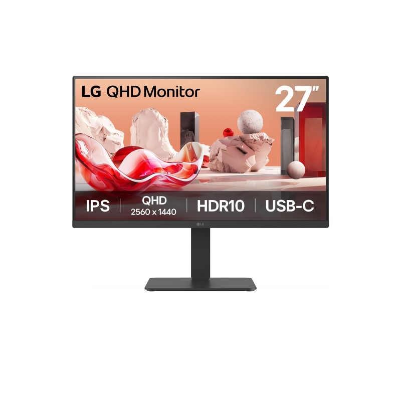 LG 27BA65QB-B.AEU Computerbildschirm 68,6 cm (27") 2560 x 1440 Pixel Wide Quad HD LED Schwarz