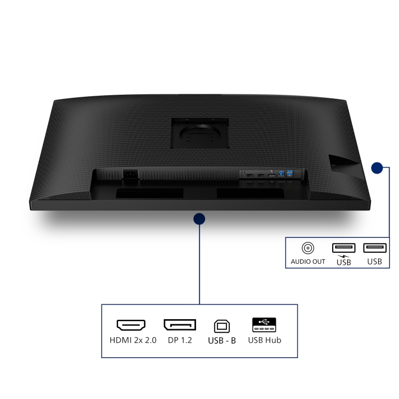 Philips 3000 series 32B2N3500 00 écran plat de PC 80 cm (31.5") 2560 x 1440 pixels Quad HD LCD Noir