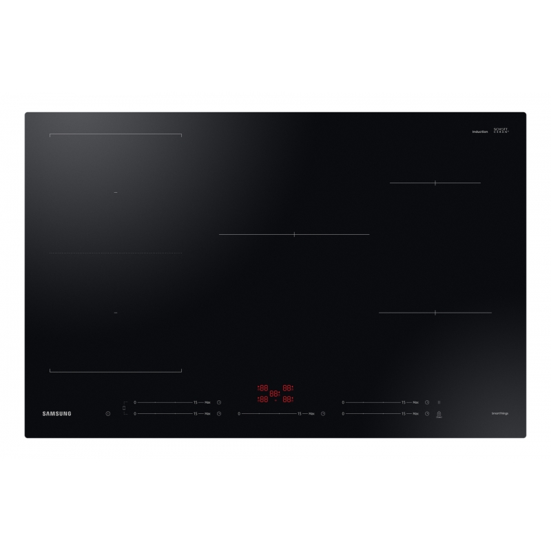 Samsung NZ85C5047FK U1 hob Black Built-in 80 cm Zone induction hob 5 zone(s)