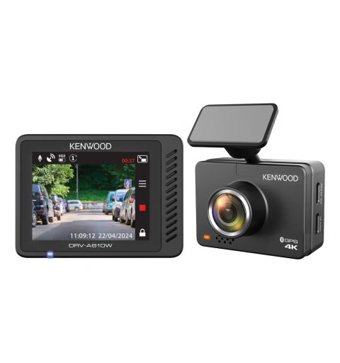 Kenwood DRV-A610W cámara de salpicadero 4K Ultra HD Wifi CC Negro