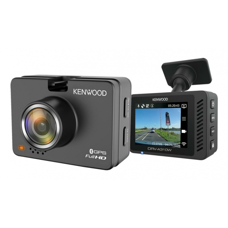 Kenwood DRV-A310W Caméra de tableau de bord Full HD Wifi CC Noir