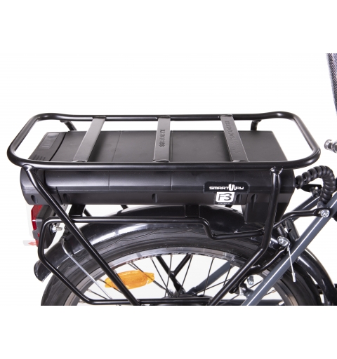 Smartway F3D3SCG bicicleta eléctrica Gris Acero Talla única 50,8 cm (20") 22 kg Ión de litio