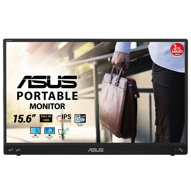 ASUS MB16ACV Computerbildschirm 39,6 cm (15.6") 1920 x 1080 Pixel Full HD LED Schwarz