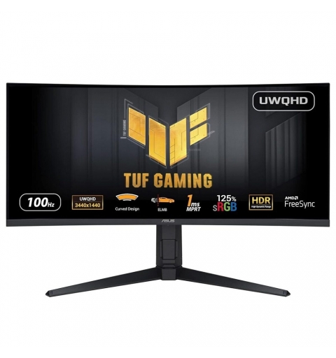 ASUS TUF Gaming VG34VQEL1A computer monitor 86.4 cm (34") 3440 x 1440 pixels LED Black