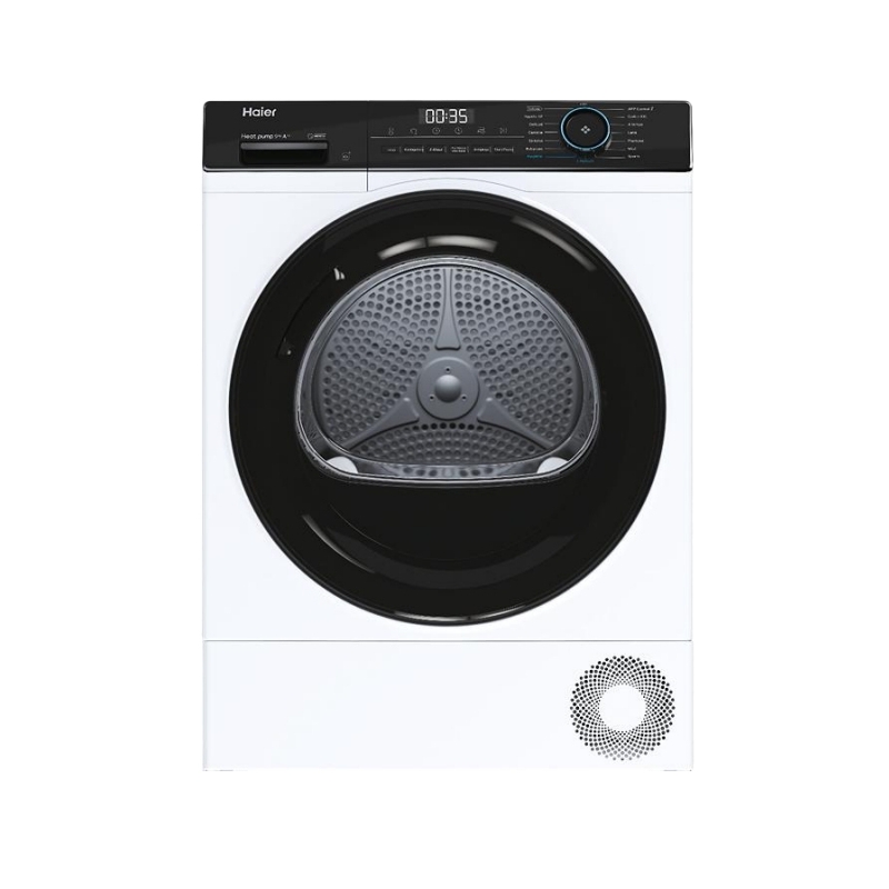Haier HD90-B939E-IT Wäschetrockner Freistehend Frontlader 8 kg Weiß