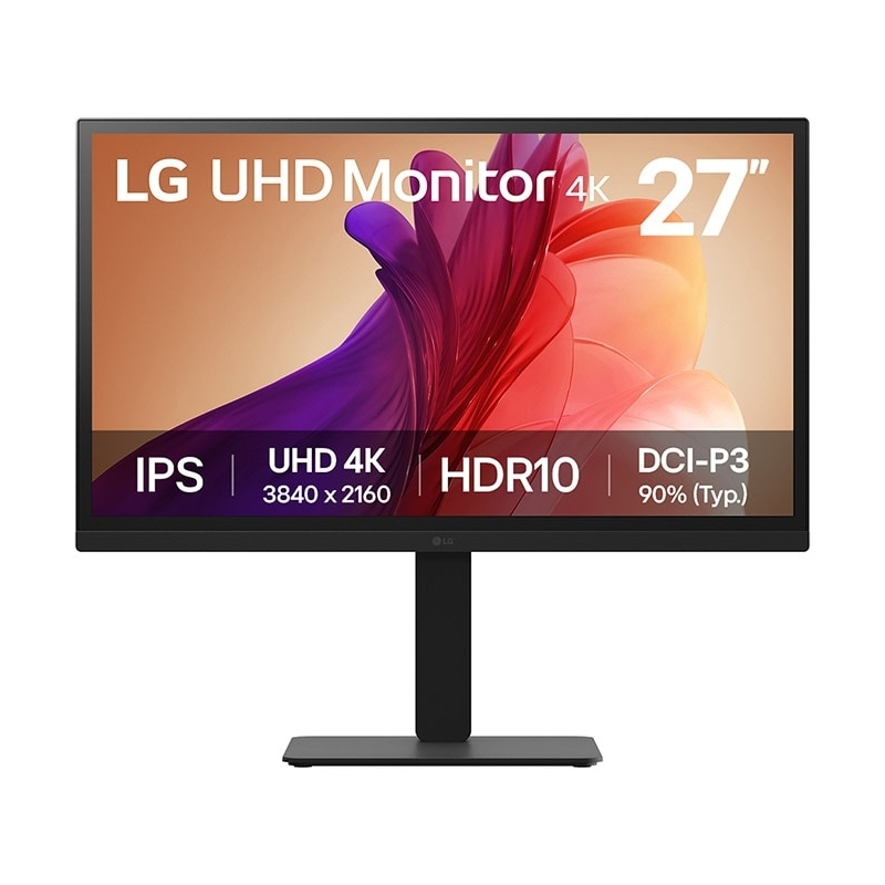 LG 27BA45U-B computer monitor 68.6 cm (27") 3840 x 2160 pixels 4K Ultra HD Black