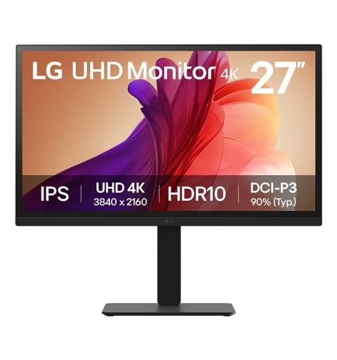 LG 27BA45U-B Monitor PC 68,6 cm (27") 3840 x 2160 Pixel 4K Ultra HD Nero