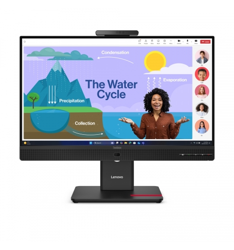 Lenovo ThinkVision T24D-4v LED display 60,5 cm (23.8") 1920 x 1080 Pixel Full HD Schwarz