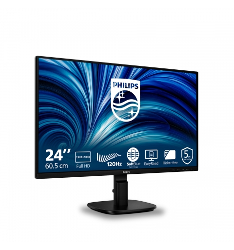 Philips 2000 series 24B2N2200 00 pantalla para PC 60,5 cm (23.8") 1920 x 1080 Pixeles Full HD LCD Negro