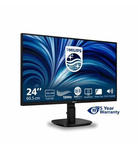Philips 2000 series 24B2N2200 00 Monitor PC 60,5 cm (23.8") 1920 x 1080 Pixel Full HD LCD Nero