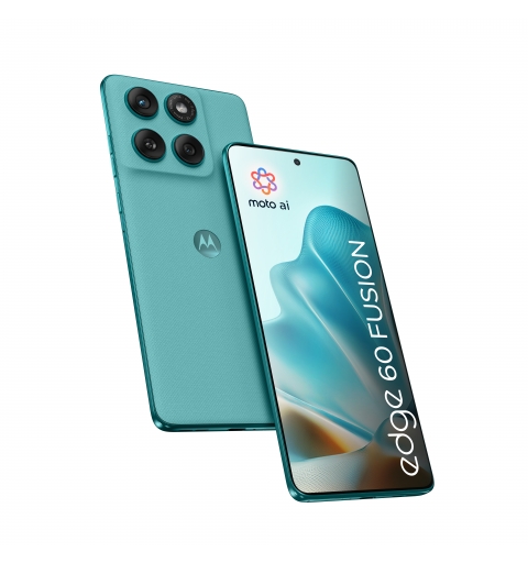 Motorola edge 60 fusion 16,9 cm (6.67") Double SIM Android 15 5G USB Type-C 8 Go 256 Go 5200 mAh Turquoise
