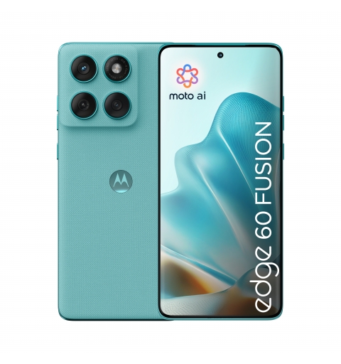 Motorola edge 60 fusion 16,9 cm (6.67") Double SIM Android 15 5G USB Type-C 8 Go 256 Go 5200 mAh Turquoise