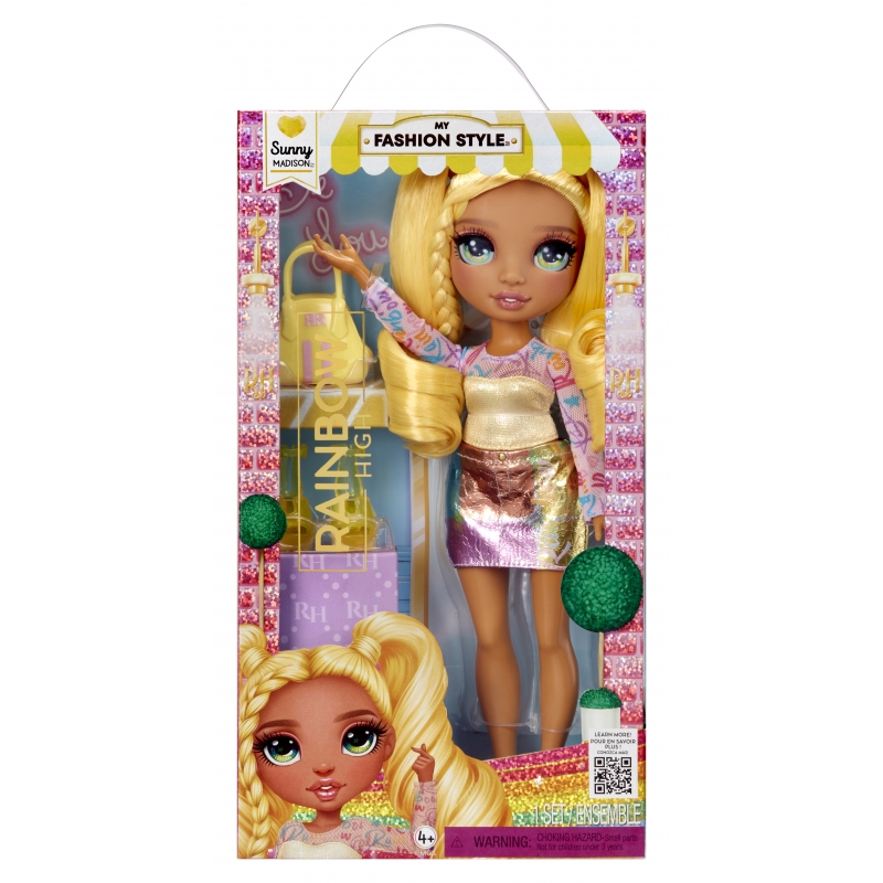 Rainbow High My Fashion Style Fashion Dolls- Sunny