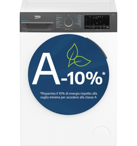 Beko b300 BMWEU10147DA washing machine Front-load 10 kg 1400 RPM Anthracite, White