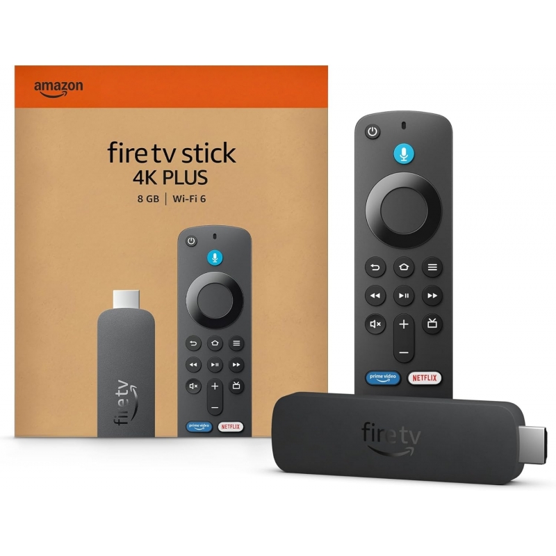 Amazon Fire TV Stick 4K Plus HDMI 4K Ultra HD Fire OS Nero Amazon Fire TV Stick 4K Plus HDMI 4K Ultra HD Fire OS Nero