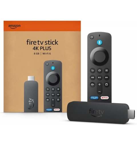 Amazon Fire TV Stick 4K Plus HDMI 4K Ultra HD Fire OS Negro