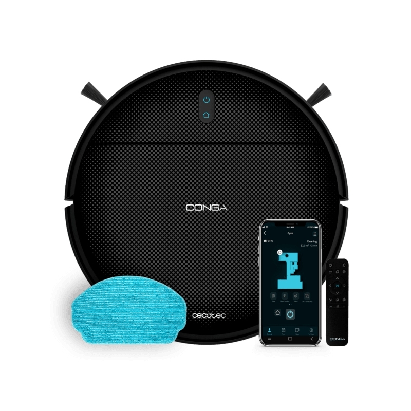 Cecotec Conga 999 Map Genesis Bagless Black