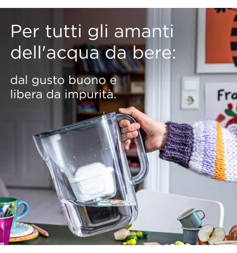 Brita Style Essential stone blue 3 filtri Filtro de agua para jarra 2,4 L Color piedra, Transparente