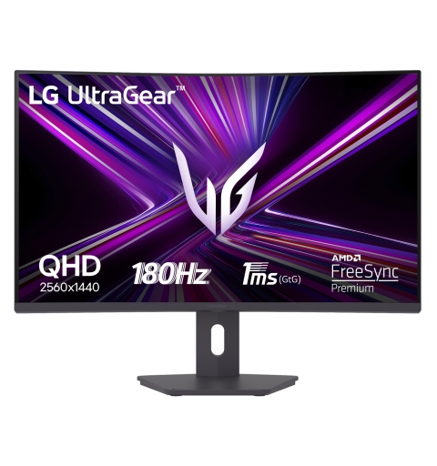 LG UltraGear Monitor Gaming 32" 16 9 curvo QHD 180Hz 1ms