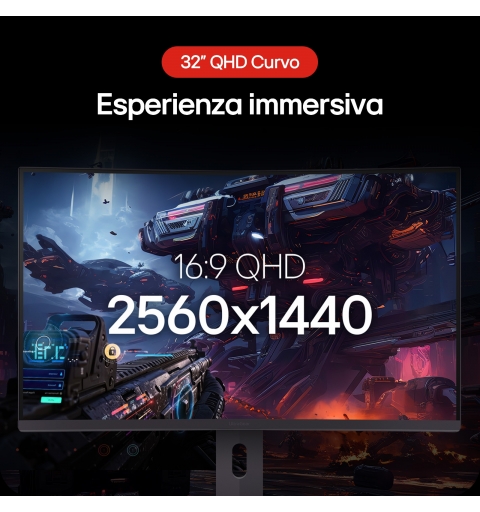 LG 32G600A-B pantalla para PC 81,3 cm (32") 2560 x 1440 Pixeles Quad HD LCD Negro