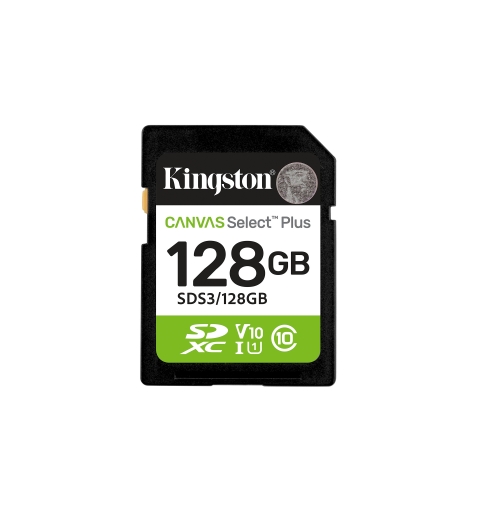 Kingston Technology 128 Go SDXC Canvas Select Plus Gen3 150 Mo s C10 UHS-I U1 V10
