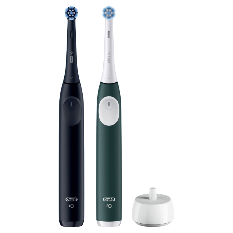 Oral-B iO Series 2 Adulte Brosse à dents vibrante Noir, Vert