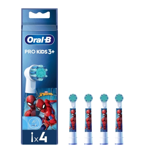 Oral-B Kids Pro Kids3+ 4 pz Multicolore, Bianco