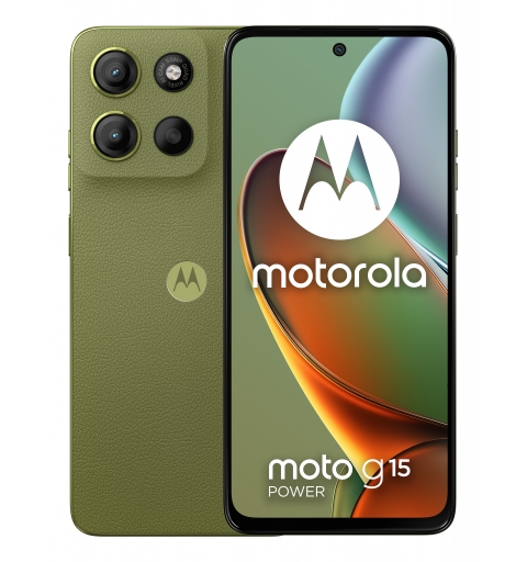 Motorola moto g15 power 17,1 cm (6.72") Double SIM Android 15 4G USB Type-C 8 Go 256 Go 6000 mAh Vert