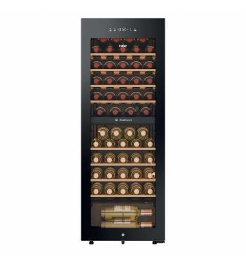 Haier Wine Bank 50 Serie 3 HWS56GDG Refroidisseur de vin compresseur Pose libre Noir 31 bouteille(s)