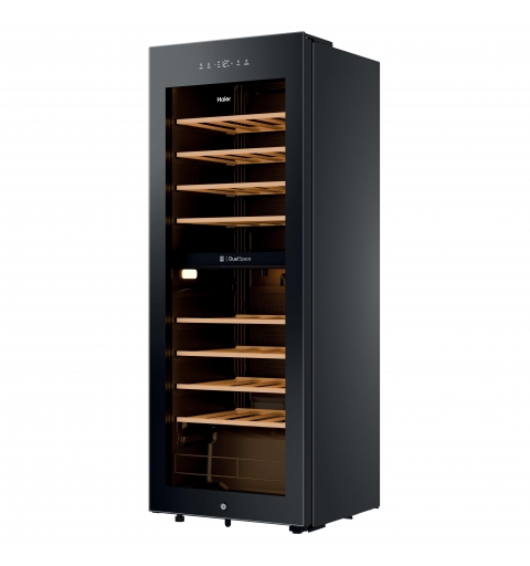 Haier Wine Bank 50 Serie 3 HWS56GDG Compressor wine cooler Freestanding Black 31 bottle(s)