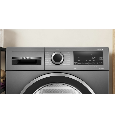 Bosch WQG233DRIT Wäschetrockner Freistehend Frontlader 8 kg Grau