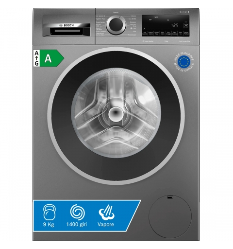 Bosch Serie 6 WGG244ZRIT Lavatrice a carica frontale 9kg 1400g min Antracite Classe A