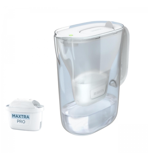 Brita Style Essential Filtre à eau pour carafe 2,4 L Transparent, Blanc