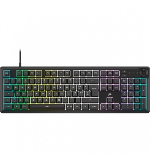 Corsair K55 CORE RGB clavier Gaming USB QWERTY Italien Noir