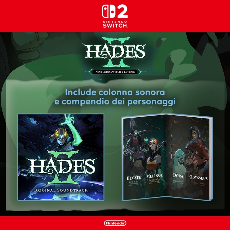 Nintendo HADES II SWITCH 2 EDITION Edición Nintendo Switch 2 Chino simplificado, Chino tradicional, Alemán, Español, Francés,