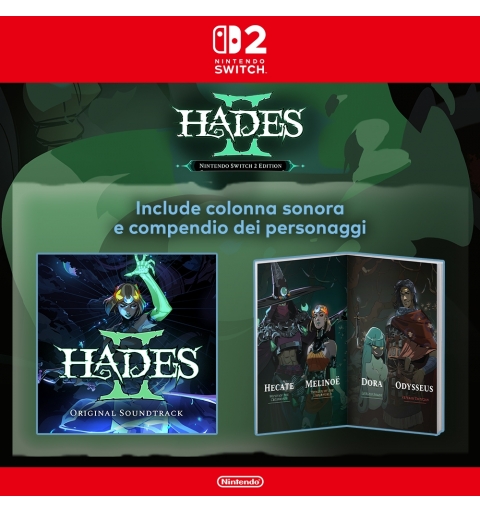 Nintendo HADES II SWITCH 2 EDITION Nintendo Switch 2 Edition Simplified Chinese, Traditional Chinese, German, Spanish, French,