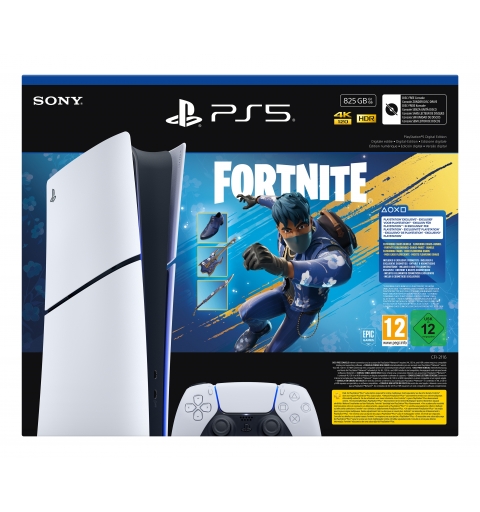 Sony PlayStation 5 (modèle - Slim) - Edition Numérique, Fortnite Flowering Chaos Bundle