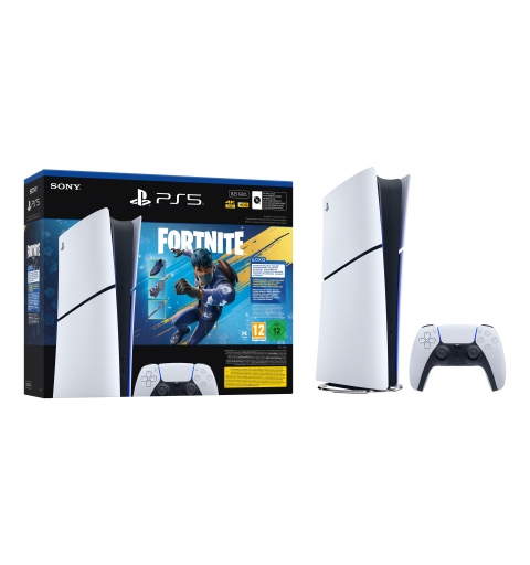 Sony PlayStation 5 Digital Edition - Fortnite Flowering Chaos Bundle 825 GB Wifi Negro, Blanco