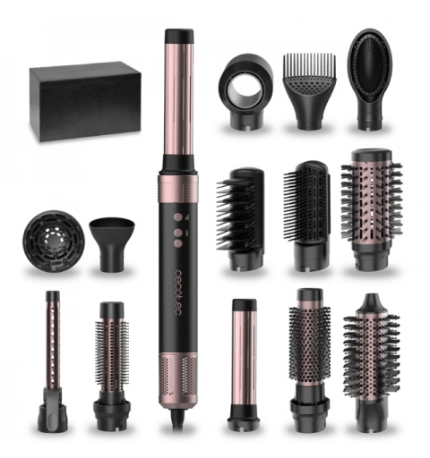 Cecotec Bamba CeramicCare 14in1 AirGlam Hair styling kit Black 1400 W 1.8 m