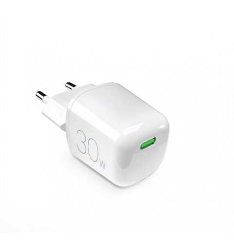 PURO PUFCMTCUSBC30WGWHI chargeur d'appareils mobiles Ordinateur portable, Smartphone, Tablette Blanc Secteur Charge rapide