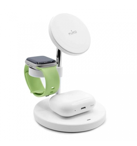 PURO PUFCCSQIMAG2WHI cargador de dispositivo móvil Auriculares, Smartphone, Reloj inteligente Blanco Batería Cargador
