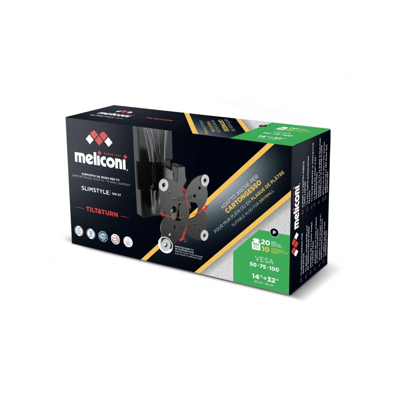 Meliconi SLIMSTYLE PLUS 100 ST CG 81,3 cm (32") Noir